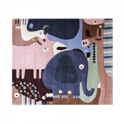 tapis puzzle animaux design afk
